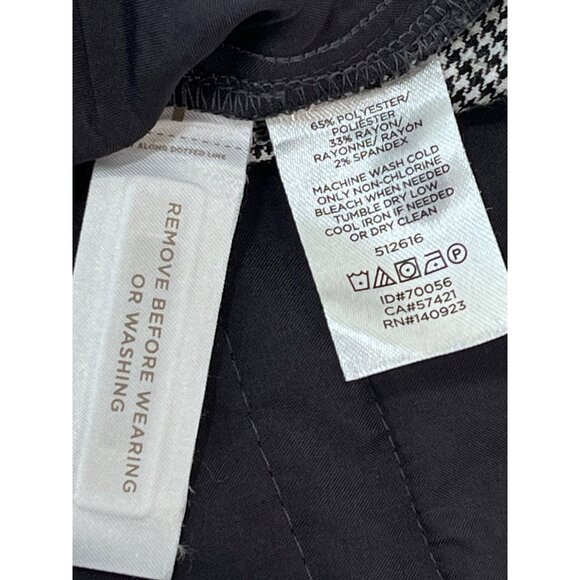 Loft Plus Womens High Waist Glen Plaid‎ Trousers Size 16 - Picture 7 of 10